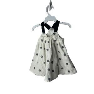Taille O infant girl 9 Months Cotton straps/linen dress
